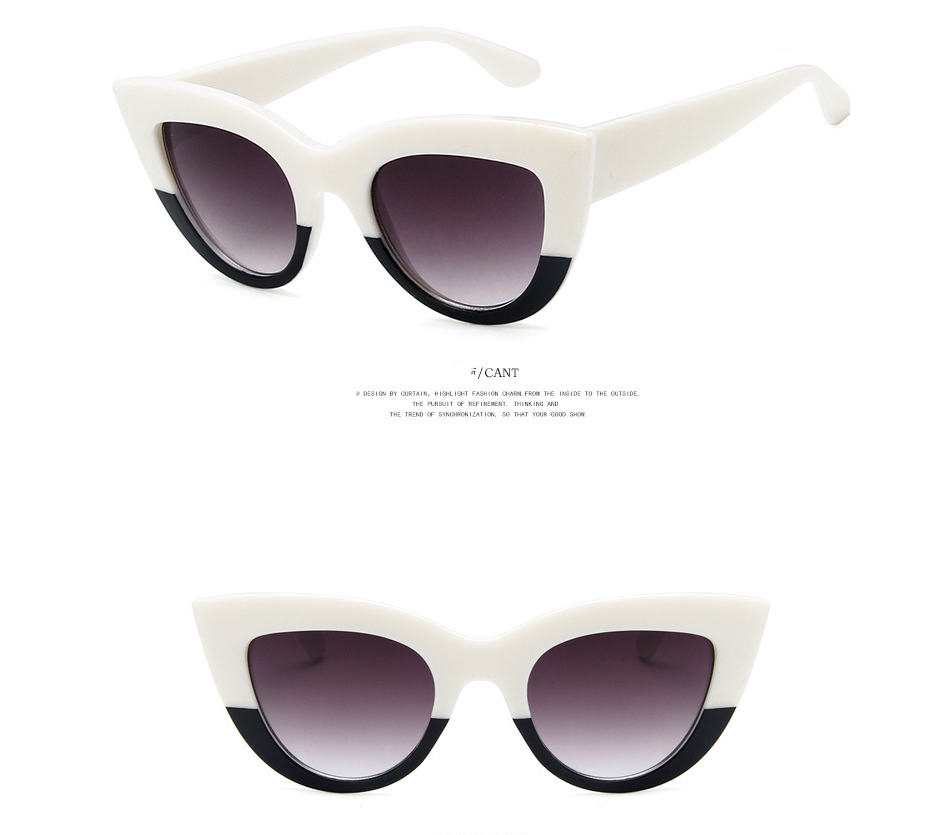 2021 European and American retro cat eye sunglasses trend wild style sunglasses