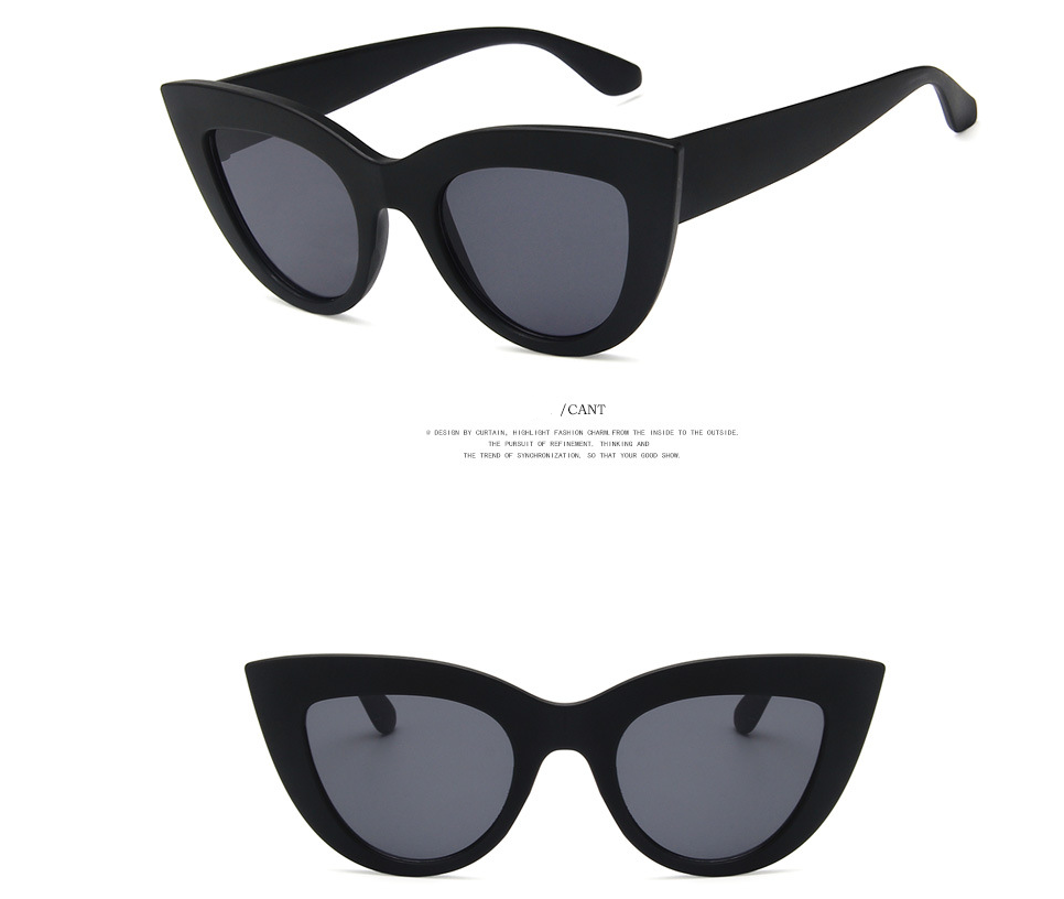 2021 European and American retro cat eye sunglasses trend wild style sunglasses