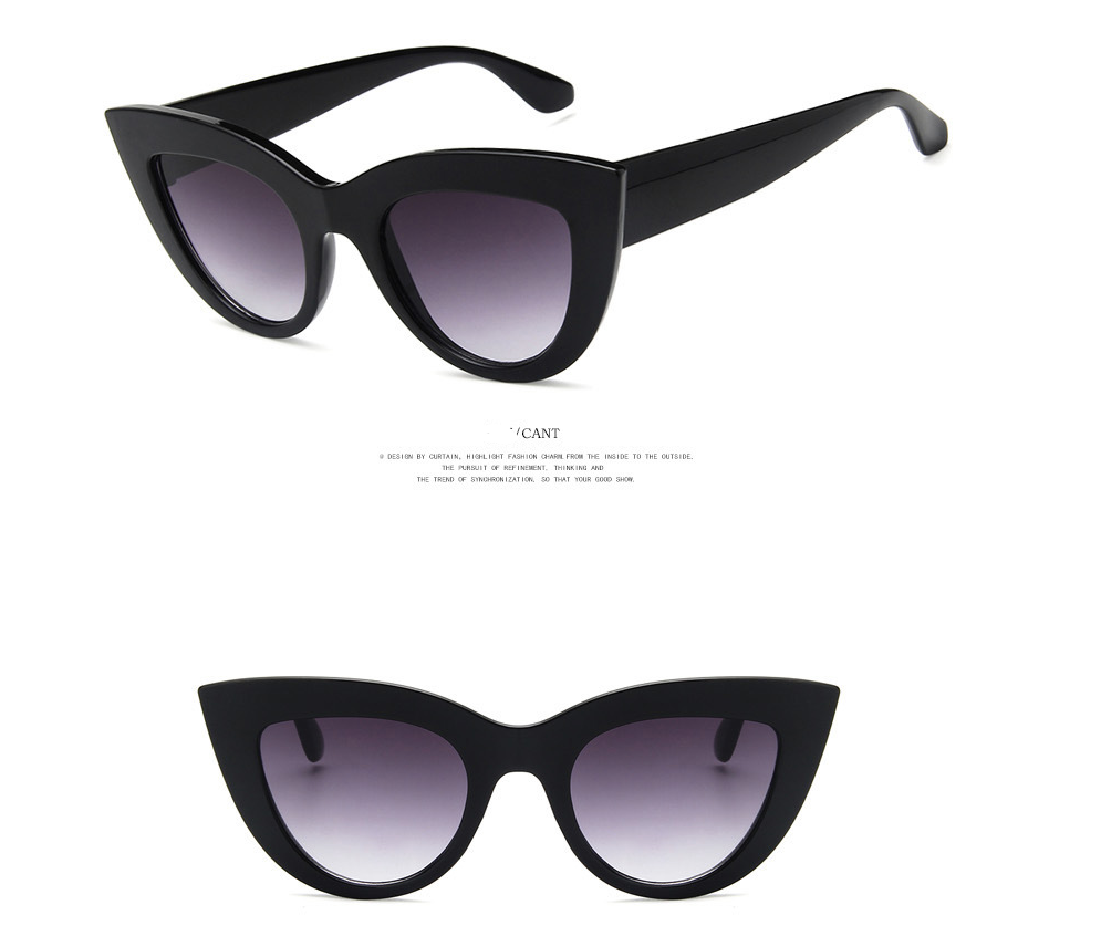 2021 European and American retro cat eye sunglasses trend wild style sunglasses