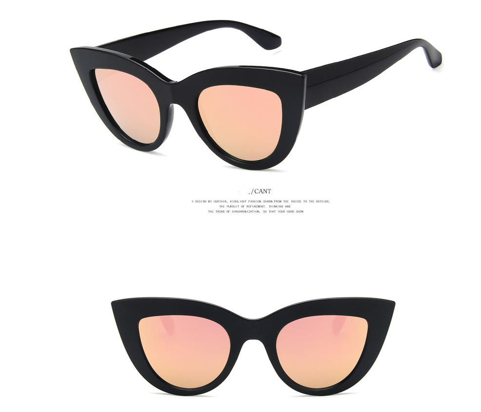 2021 European and American retro cat eye sunglasses trend wild style sunglasses